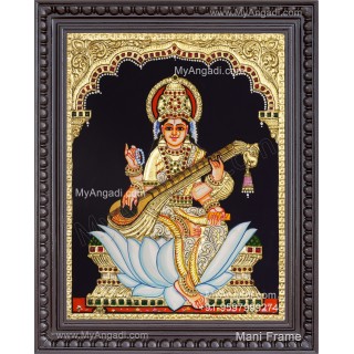 Saraswathi Tanjore Painting