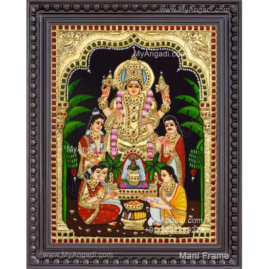 Satya Narayana Swami Tanjore Painting
