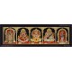 5 Panel Balaji Lakshmi Murugan Ganesha Saraswathi Tanjore Painting