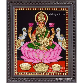 Gajalakshmi Tanjore Painting