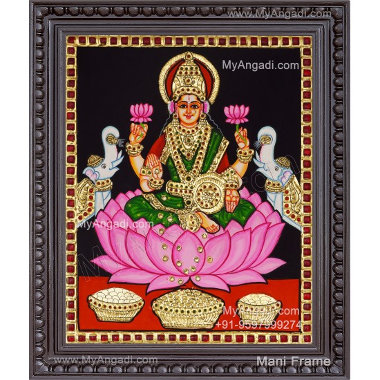 Gajalakshmi Tanjore Painting
