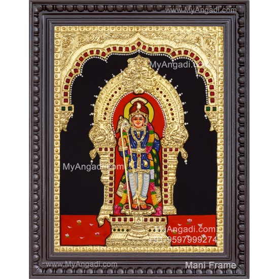 Palani  Murugan Tanjore Painting