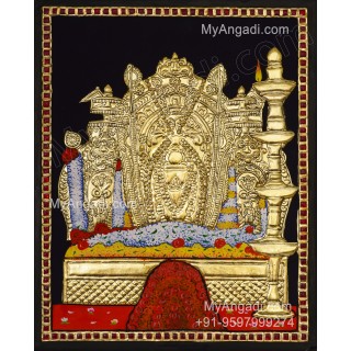 Manjunatha Swamy Tanjore Painting