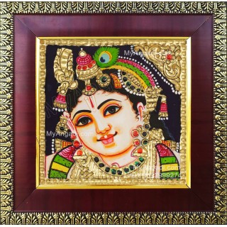 Small Krishna Tanjore Paintings