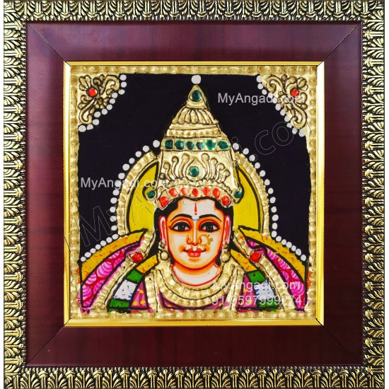 Small Annapoorani Tanjore Painting Small Annapoorani Tanjore Painting