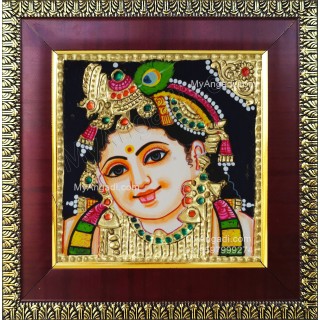 Small Krishna Tanjore Paintings
