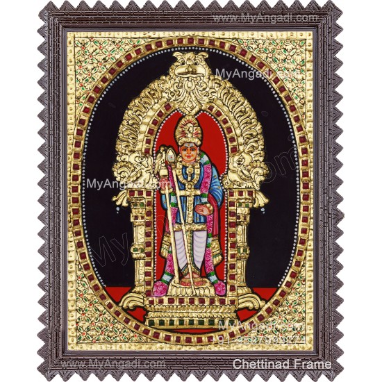 Murugan Tanjore Painting Murugan Tanjore Painting