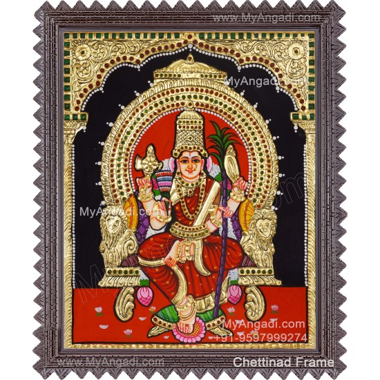 Lalitha Devi Tanjore Painting Lalitha Devi Tanjore Painting