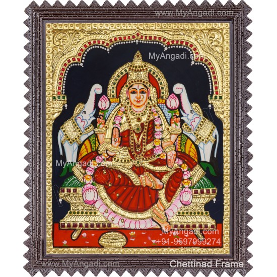 Gajalakshmi Tanjore Painting Gajalakshmi Tanjore Painting