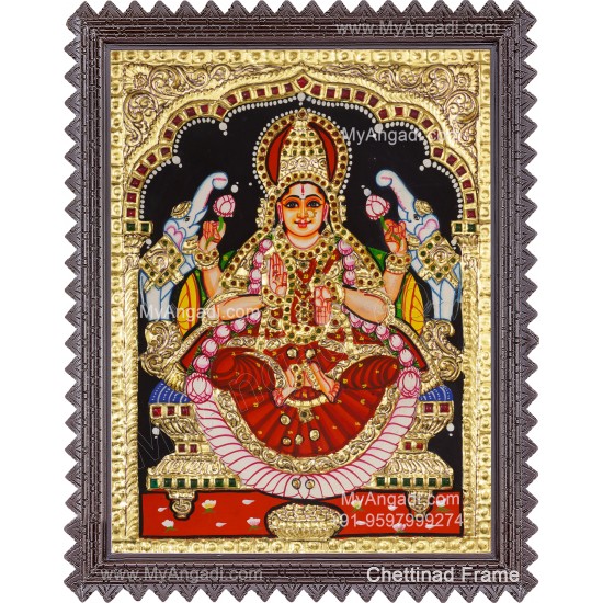 Gajalakshmi Tanjore Painting Gajalakshmi Tanjore Painting