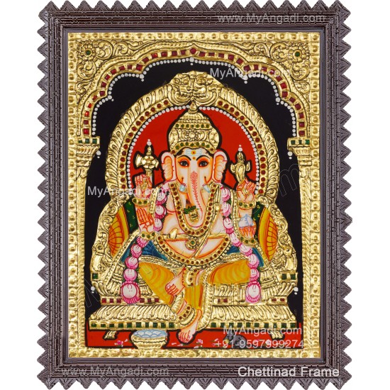 Ganesh Tanjore Painting