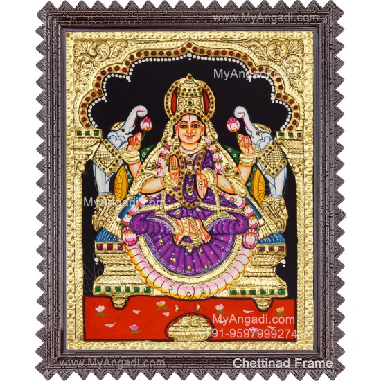 Gajalakshmi Tanjore Painting Gajalakshmi Tanjore Painting