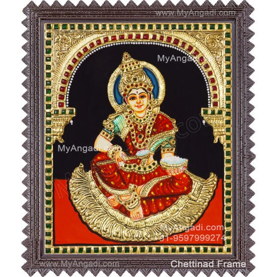 Annapoorani Tanjore Painting Annapoorani Tanjore Painting