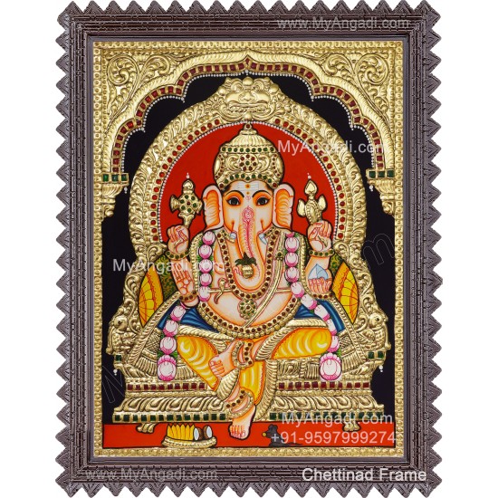 Ganapathi Tanjore Painting Tanjore Painting