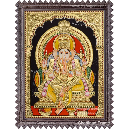 Ganapathi Tanjore Painting Tanjore Painting