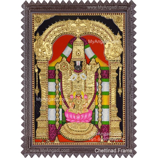 Balaji Lakshmi Tanjore Painting