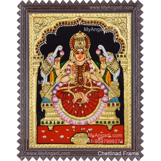 Gajalakshmi Tanjore Painting Gajalakshmi Tanjore Painting