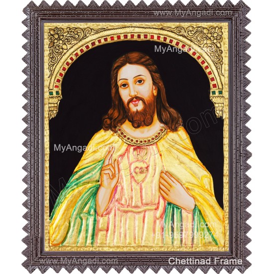 Jesus Tanjore Painting Jesus Tanjore Painting