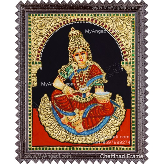 Annapoorani Tanjore Painting Annapoorani Tanjore Painting