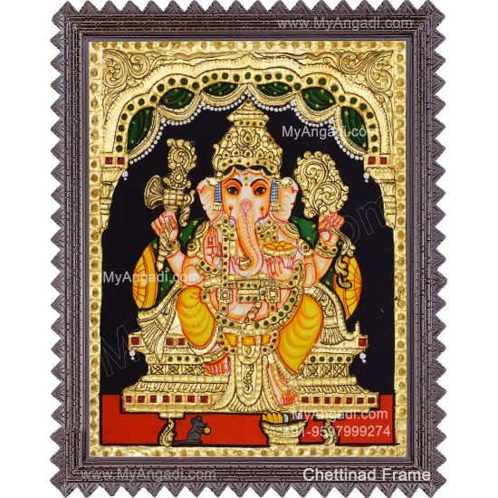 Ganesh Tanjore Painting