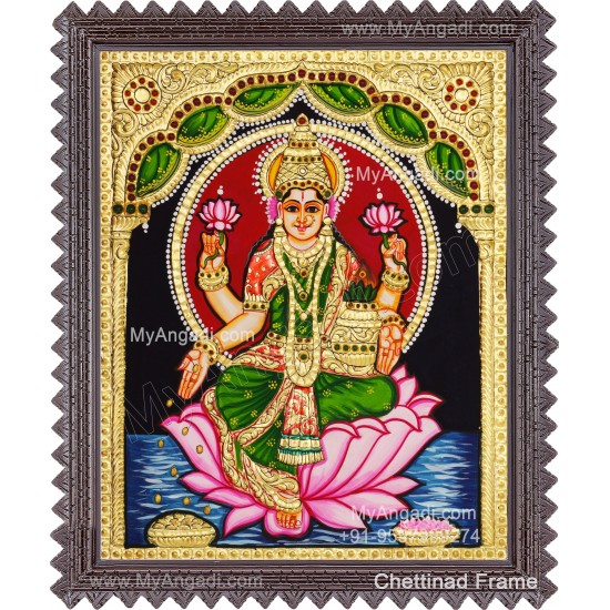 Lakshmi Tanjore Painting Lakshmi Tanjore Painting