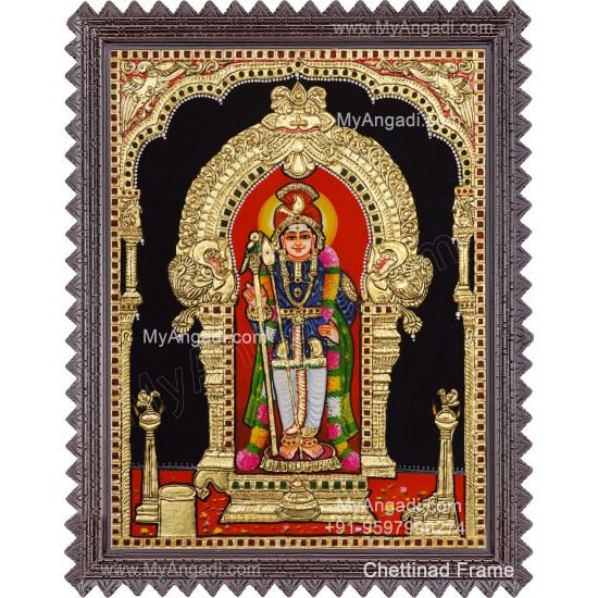 Raja Alangara Murugan Tanjore Painting Raja Alangara Murugan Tanjore Painting