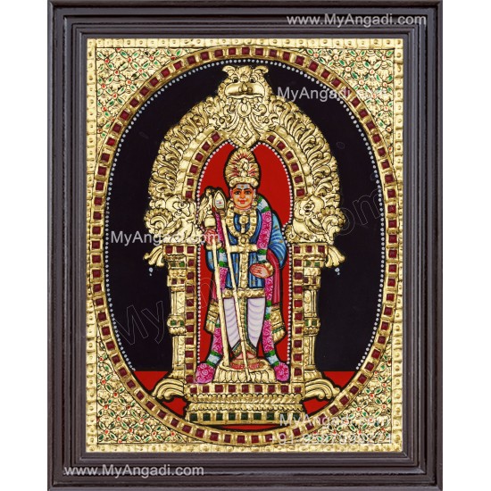 Murugan Tanjore Painting Murugan Tanjore Painting