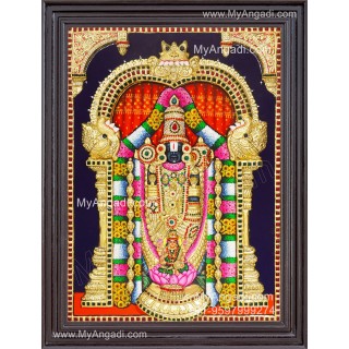 Balaji Lakshmi 3D Tanjore Painting