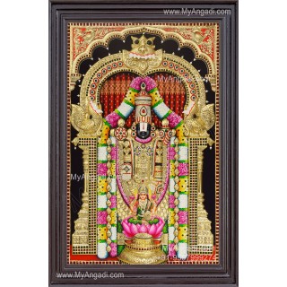 Balaji Lakshmi 3D Tanjore Painting