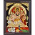 Shivan Family Tanjore Painting