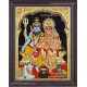 Shivan Family Tanjore Painting Shivan Family Tanjore Painting