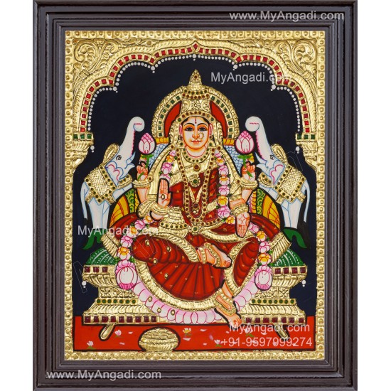Gajalakshmi Tanjore Painting Gajalakshmi Tanjore Painting