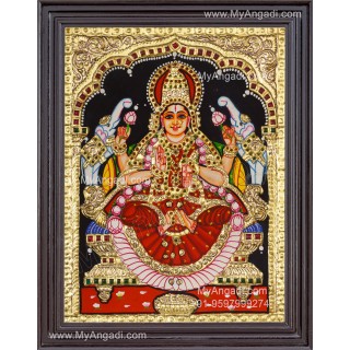 Gajalakshmi Tanjore Painting