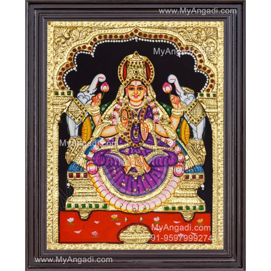 Gajalakshmi Tanjore Painting Gajalakshmi Tanjore Painting