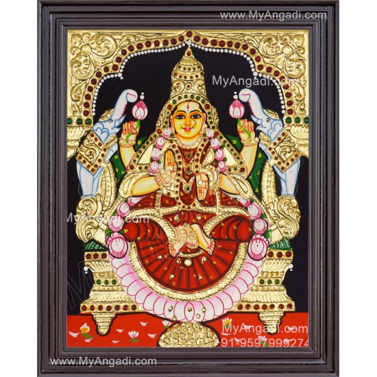 Gajalakshmi Tanjore Painting Gajalakshmi Tanjore Painting