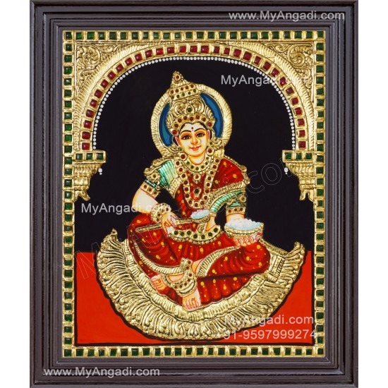 Annapoorani Tanjore Painting Annapoorani Tanjore Painting