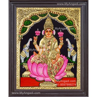 Gajalakshmi Tanjore Painting