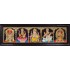 5 God - Ganesha, Lakshmi, Saraswathi, Balaji, Murugan Tanjore Painting