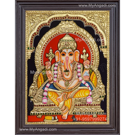 Ganapathi Tanjore Painting Tanjore Painting