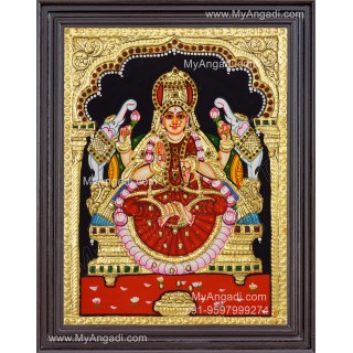 Gajalakshmi Tanjore Painting
