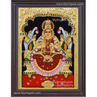 Gajalakshmi Tanjore Painting