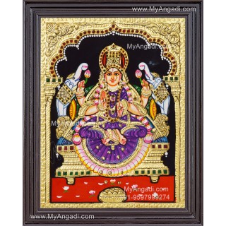 Gajalakshmi Tanjore Painting