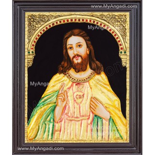 Jesus Tanjore Painting