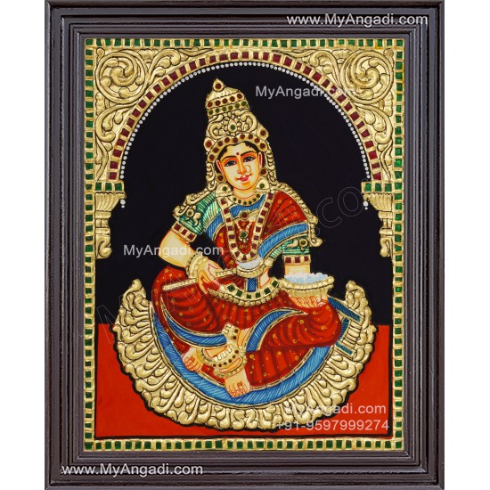 Annapoorani Tanjore Painting Annapoorani Tanjore Painting