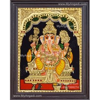 Ganesh Tanjore Painting