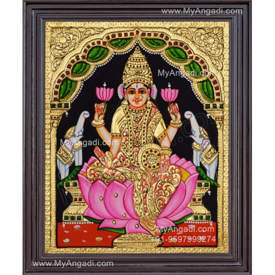 Gajalakshmi Tanjore Painting Gajalakshmi Tanjore Painting