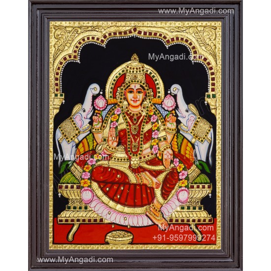 Gajalakshmi Tanjore Painting Gajalakshmi Tanjore Painting