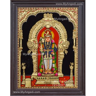 Raja Alangara Murugan Tanjore Painting