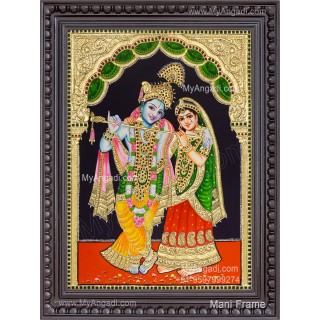 Radha Krishna Tanjore Painting