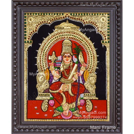 Lalitha Devi Tanjore Painting Lalitha Devi Tanjore Painting